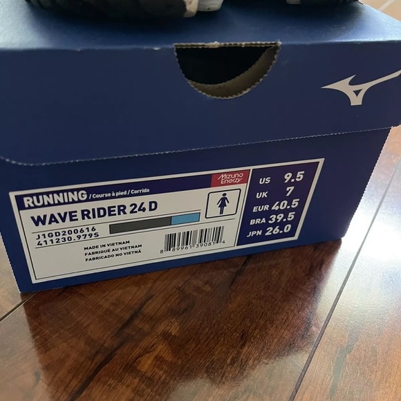 (SOLD) Mizuno Wave Rider 24 D Running Shoe 9.5 - Picture 2 of 5